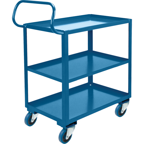 Ergonomic Shelf Truck, 800 lbs. Capacity, Steel, 20" W x 37" H x 32" D, Lip Up Nuna Depot Inc.