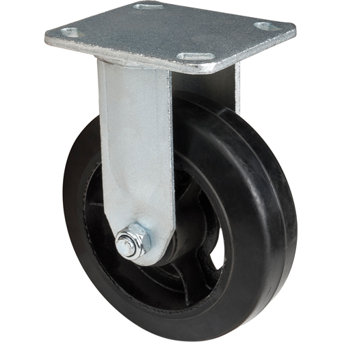 Mold-on Caster, Rigid, 6" (152.4 mm), Rubber, 550 lbs. (249 kg.) Nuna Depot Inc.