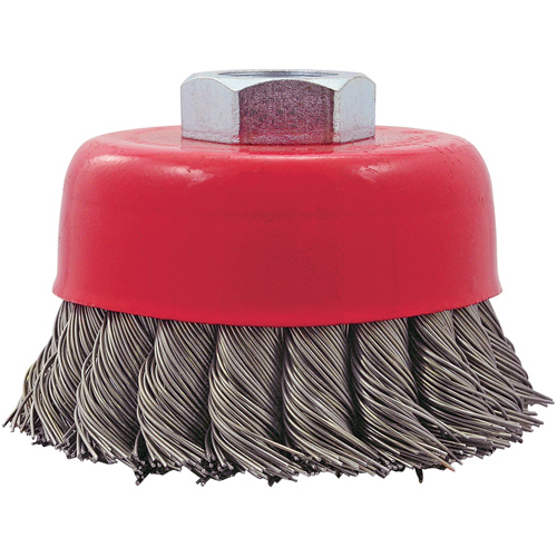 CK3201T Knotted Twist Wire Cup Brush, 3" Dia. x 5/8"-11 Arbor Nuna Depot Inc.