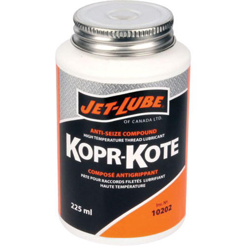 Compos&eacute; pour les colliers de forage et joints doutillage sur les chantiers p&eacute;trolif&egrave;res Kopr-Kote, 225 ml, Canette &agrave; dessus brosse, 450°F (232°C) Temp max. Nuna Depot Inc.