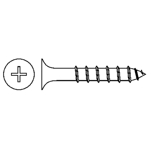 Drywall Screws, #6 x 2" L, Black Oxide Nuna Depot Inc.