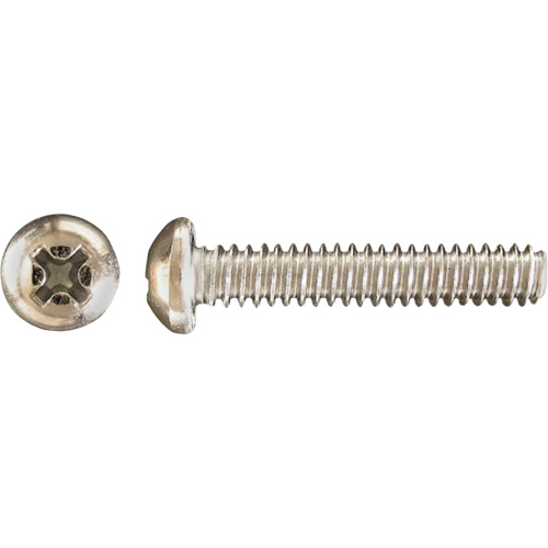 Pan Phillips HD Machine Screws, #8 x 3" L, Zinc Plated Nuna Depot Inc.