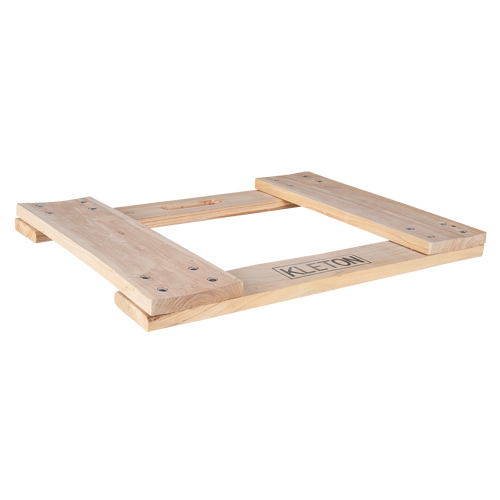 Cadre de socle roulant en bois dur, Roues en Non compris, Capacit&eacute; de 900 lb, 18" la x 24" p x 1,5" h Nuna Depot Inc.