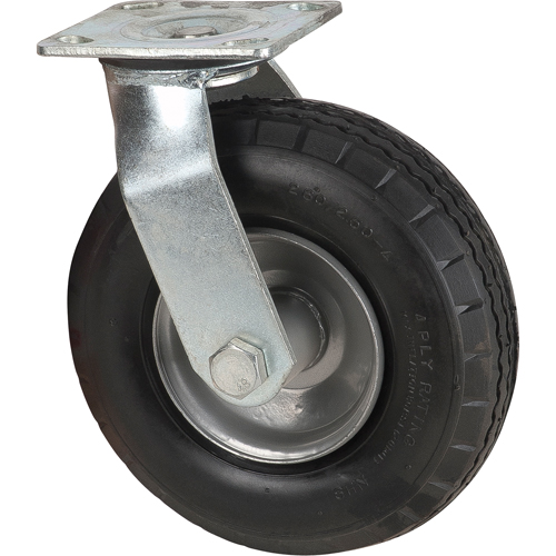 Roulettes pneumatiques, Pivotant, 8" (203,2 mm), Pneumatique, 350 lb (158,8 kg) Nuna Depot Inc.