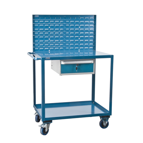 Chariots de service mobiles, 2 Tiers, 24" la x 57" h x 40" p, Capacit&eacute; 1200 lb Nuna Depot Inc.
