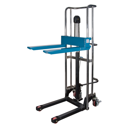Hydraulic Platform Lift Stacker, Foot Pump Operated, 880 lbs. Capacity, 60" Max Lift Nuna Depot Inc.