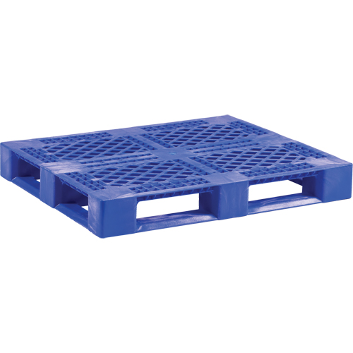 Palette en plastique pour usage moyen de qualit&eacute; alimentaire, 48" lo x 40" la x 6-1/10" h, Acc&egrave;s Quatre c&ocirc;t&eacute;s Nuna Depot Inc.