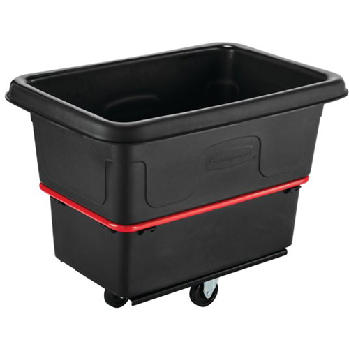Chariot utilitaire &agrave; usage intensif, Plastique recycl&eacute; noir, 26"/38-3/8" lo x 26"/38-2/5" la x 28-1/4"/28-3-10" h, Volume 8 pi³, Capacit&eacute; 700 lb Nuna Depot Inc.