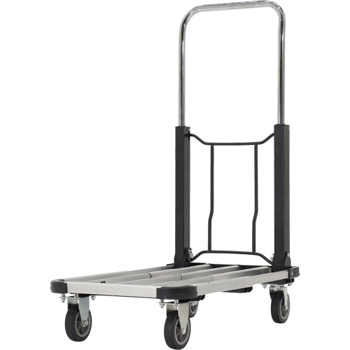 Fold-Up Platform Truck, Stainless Steel, 300 lbs., 28" L x 16" W, 33-1/2" High Nuna Depot Inc.