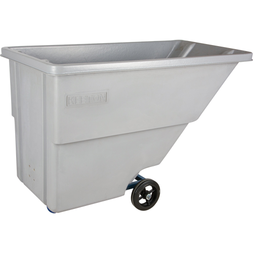 Chariot basculeur en acier, Poly&eacute;thyl&egrave;ne, 0,625 vg³, Capacit&eacute; de charge de 500 lb Nuna Depot Inc.