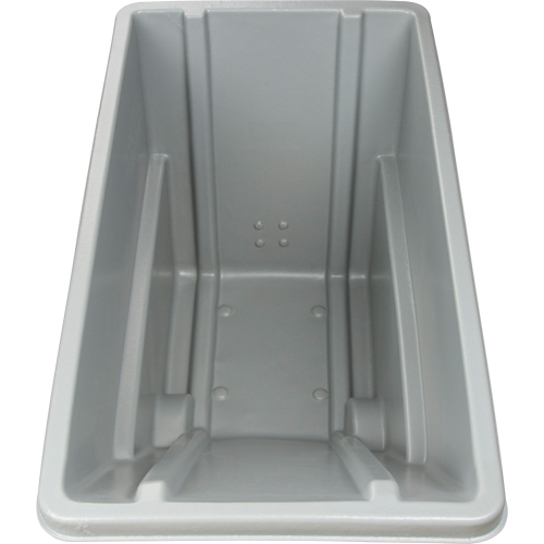 Chariot basculeur en acier, Poly&eacute;thyl&egrave;ne, 0,625 vg³, Capacit&eacute; de charge de 500 lb Nuna Depot Inc.