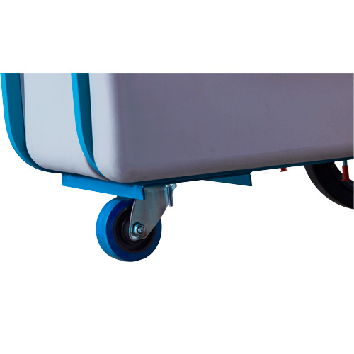Chariot basculeur en acier, Poly&eacute;thyl&egrave;ne, 0,625 vg³, Capacit&eacute; de charge de 850 lb Nuna Depot Inc.