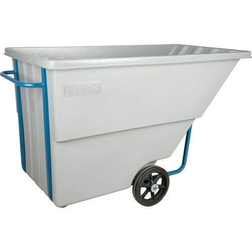 Chariot basculeur en acier, Poly&eacute;thyl&egrave;ne, 1,1 vg³, Capacit&eacute; de charge de 1250 lb Nuna Depot Inc.