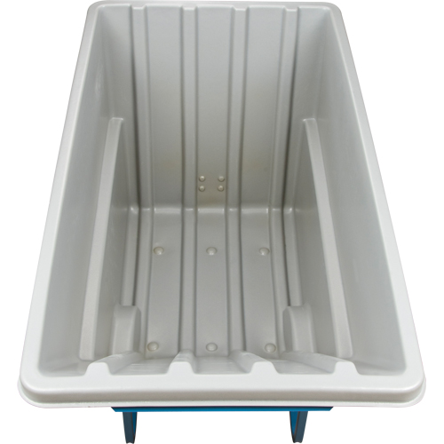 Chariot basculeur en acier, Poly&eacute;thyl&egrave;ne, 1,1 vg³, Capacit&eacute; de charge de 2000 lb Nuna Depot Inc.