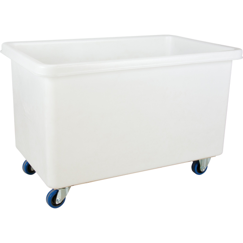 Chariot-caisse &agrave; parois droites, Poly&eacute;thyl&egrave;ne blanc, 46" lo x 28" la x 31" h, Volume 14 pi³, Capacit&eacute; 600 lb Nuna Depot Inc.