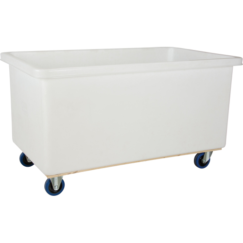 Chariot-caisse &agrave; parois droites, Poly&eacute;thyl&egrave;ne blanc, 51" lo x 33" la x 39" h, Volume 25 pi³, Capacit&eacute; 600 lb Nuna Depot Inc.