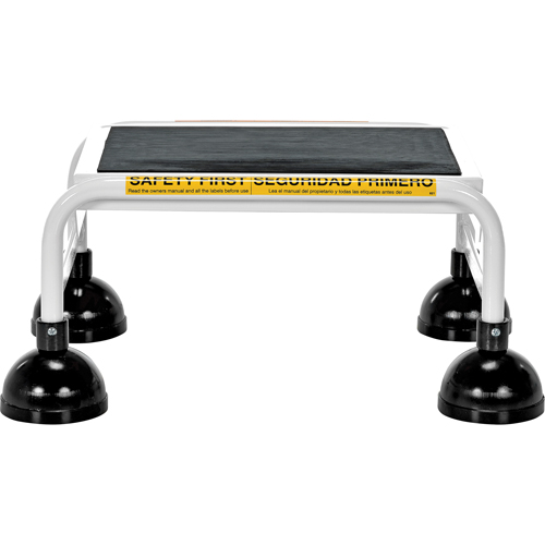Stop-Step Ladders, 1 Steps, 16" Step Width, 9-9/16" Platform Height, Steel Nuna Depot Inc.