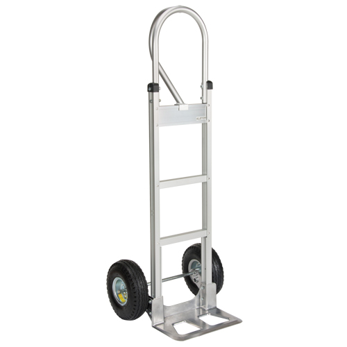 Knocked Down Hand Truck, P-Handle Handle, Aluminum, 52-1/8" Height, 500 lbs. Capacity Nuna Depot Inc.
