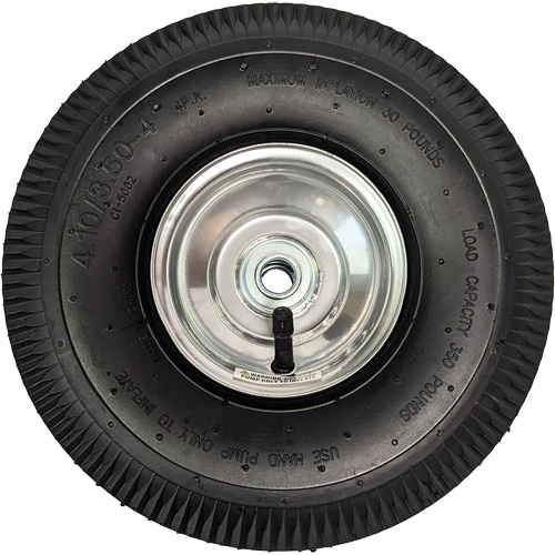 Roue pneumatique de rechange pour diable, 10" (254 mm), Capacit&eacute; de 350 lb Nuna Depot Inc.