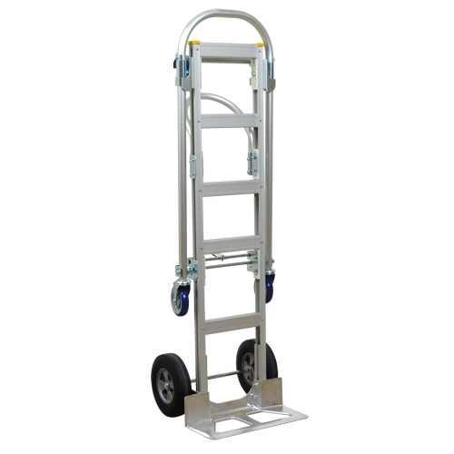 SPTN-SR-T18-SR Spartan Sr. Convertible Hand Truck, Aluminum, 1000 lbs. Capacity Nuna Depot Inc.