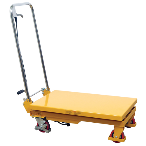 Hydraulic Scissor Lift Table, 17.75" L x 27.5" W/27-1/2" L x 17-3/4" W, Steel, 330 lbs. Capacity Nuna Depot Inc.