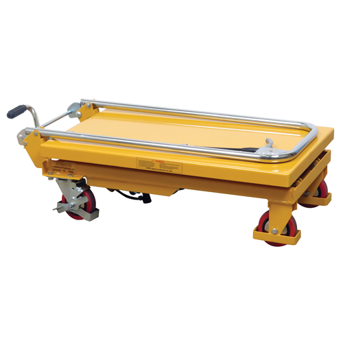 Hydraulic Scissor Lift Table, 17.75" L x 27.5" W/27-1/2" L x 17-3/4" W, Steel, 330 lbs. Capacity Nuna Depot Inc.