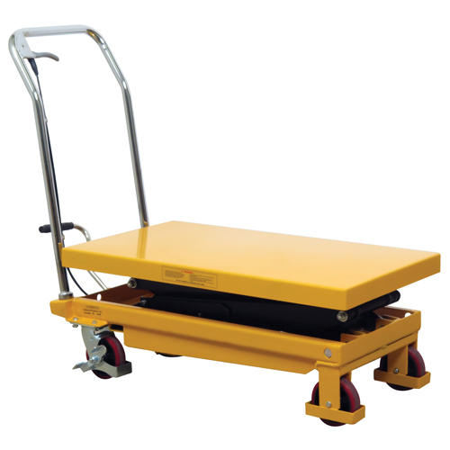 Hydraulic Scissor Lift Table, 19.5" L x 35.5" W/35-1/2" L x 19-1/2" W, Steel, 770 lbs. Capacity Nuna Depot Inc.