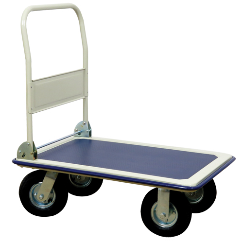 Chariot &agrave; plateforme avec poign&eacute;e pliante, Acier, 660 lb, 35" lo x 23" la, Hauteur 43,5" Nuna Depot Inc.