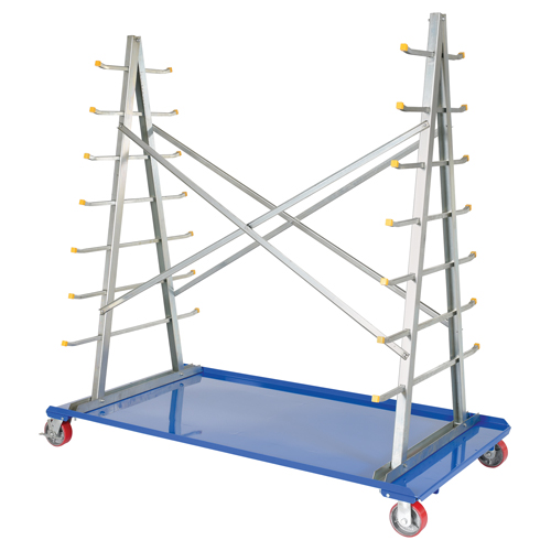 A-Frame Bar & Pipe Cart, Steel, 36-3/4" W x 73-3/4" D x 72-1/2" H, 2000 lbs. Capacity Nuna Depot Inc.