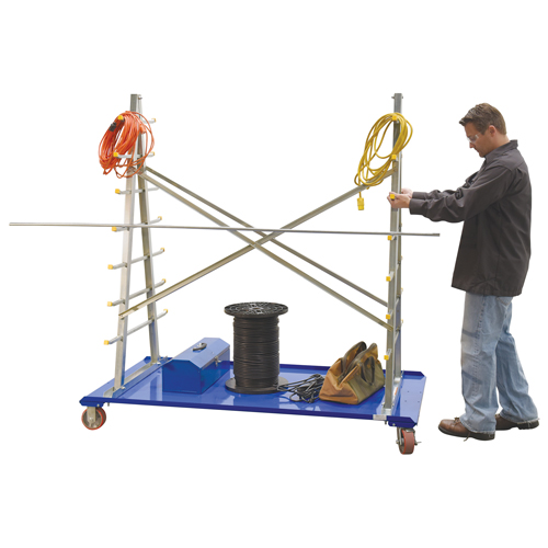 A-Frame Bar & Pipe Cart, Steel, 36-3/4" W x 73-3/4" D x 72-1/2" H, 2000 lbs. Capacity Nuna Depot Inc.