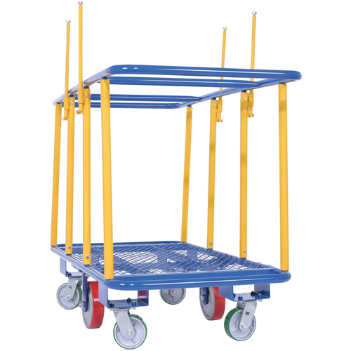 Horizontal Panel Cart, 63-7/16" x 28-1/2" x 40-15/16", 2000 lbs. Capacity Nuna Depot Inc.