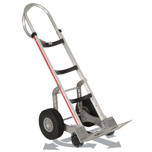Self-Stabilizing Hand Truck, P-Handle Handle, Aluminum, 55'' Height, 500 lbs. Capacity Nuna Depot Inc.