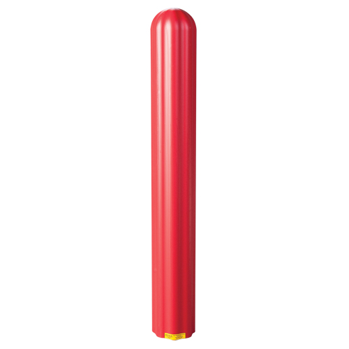 Ribbed Bollard Cover, 8" Dia. x 56" L, Red Nuna Depot Inc.