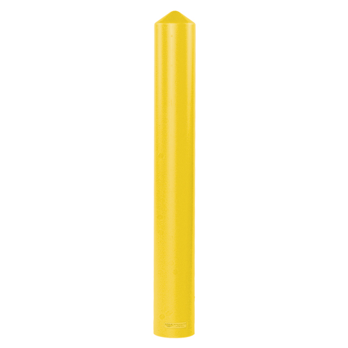 Smooth Bollard Cover, 4" Dia. x 56" L, Yellow Nuna Depot Inc.