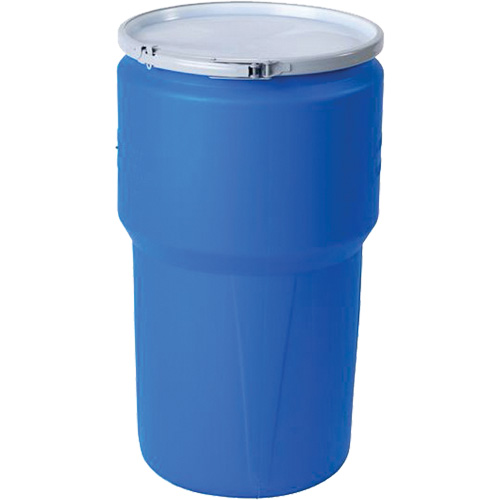 Nestable Polyethylene Drum, 14 US gal (11.7 imp. gal.), Open Top, Blue Nuna Depot Inc.