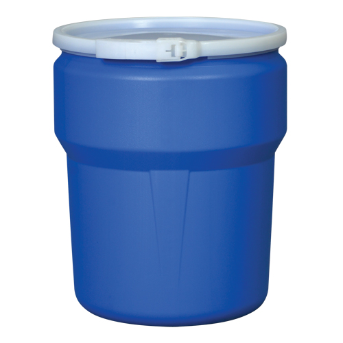 Nestable Polyethylene Drum, 10 US gal (8.33 imp. gal.), Open Top, Blue Nuna Depot Inc.