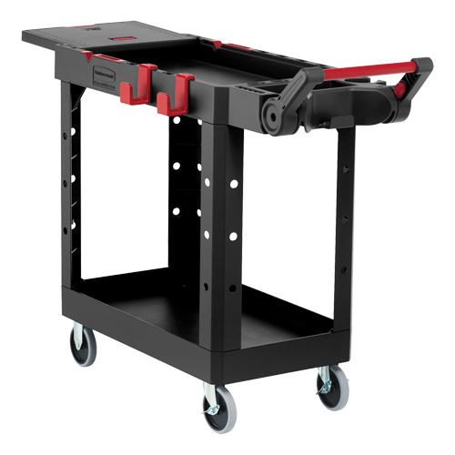 Heavy-Duty Adaptable Utility Cart, 2 Tiers, 17-3/4" x 36" x 46-1/5", 500 lbs. Capacity Nuna Depot Inc.