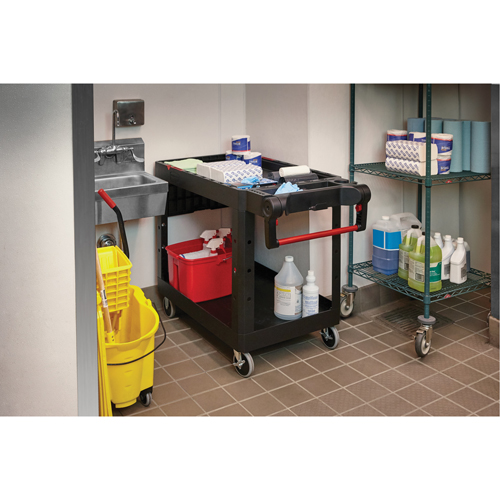 Heavy-Duty Adaptable Utility Cart, 2 Tiers, 17-3/4" x 36" x 46-1/5", 500 lbs. Capacity Nuna Depot Inc.