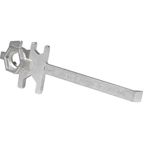 Cl&eacute; pour baril, Ouverture de 3/4"/2", Poign&eacute;e 9-1/2", Acier inoxydable Nuna Depot Inc.