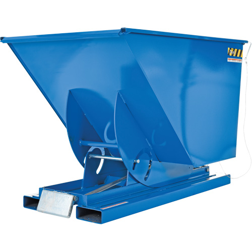Conteneur autobasculeur, Acier, 1 vg³, Bleu Nuna Depot Inc.