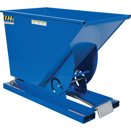 Conteneur autobasculeur, Acier, 3/4 vg³, Bleu Nuna Depot Inc.