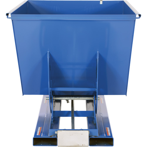 Conteneur autobasculeur, Acier, 1-1/2 vg³, Bleu Nuna Depot Inc.