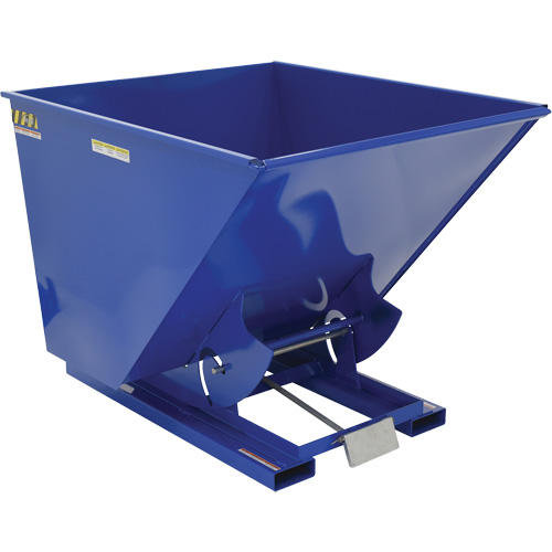Conteneur autobasculeur, Acier, 2 vg³, Bleu Nuna Depot Inc.