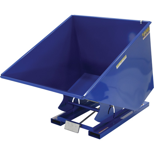 Conteneur autobasculeur, Acier, 2 vg³, Bleu Nuna Depot Inc.