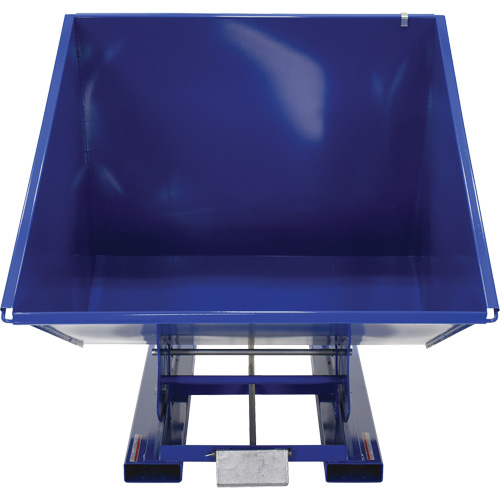 Conteneur autobasculeur, Acier, 2 vg³, Bleu Nuna Depot Inc.