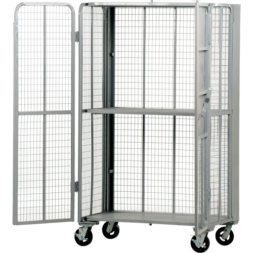 FST Series Folding Security Truck, 1 Tiers, 27" L x 45" W x 77" H, 2000 lbs. Cap. Nuna Depot Inc.