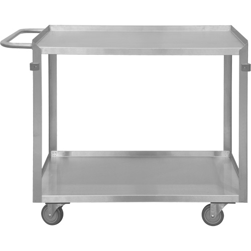 Industrial Grade Shelf Cart, 2 Tiers, 22-1/2" W x 34" H x 42-7/16" D, 600 lbs. Capacity Nuna Depot Inc.