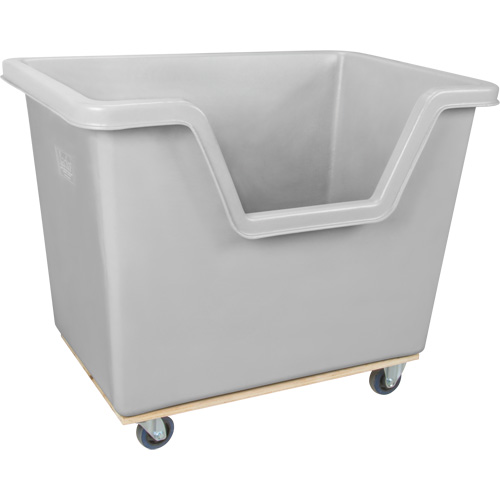 Chariot-caisse &agrave; c&ocirc;t&eacute; ouvert, Poly&eacute;thyl&egrave;ne, 45-3/4" lo x 31-1/4" la x 37-3/4" h, Volume 22 pi³, Capacit&eacute; 1000 lb Nuna Depot Inc.