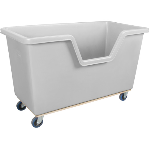 Chariot-caisse &agrave; c&ocirc;t&eacute; ouvert, Poly&eacute;thyl&egrave;ne, 63" lo x 34-1/4'' la x 38-1/2" h, Volume 24 pi³, Capacit&eacute; 1200 lb Nuna Depot Inc.