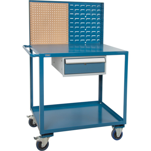 Chariot de service mobile, 2 Tiers, 24" la x 57" h x 40" p, Capacit&eacute; 1200 lb Nuna Depot Inc.